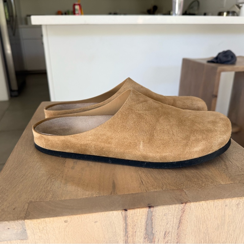 Common Projects Tan Loafers Slip-On Shoes